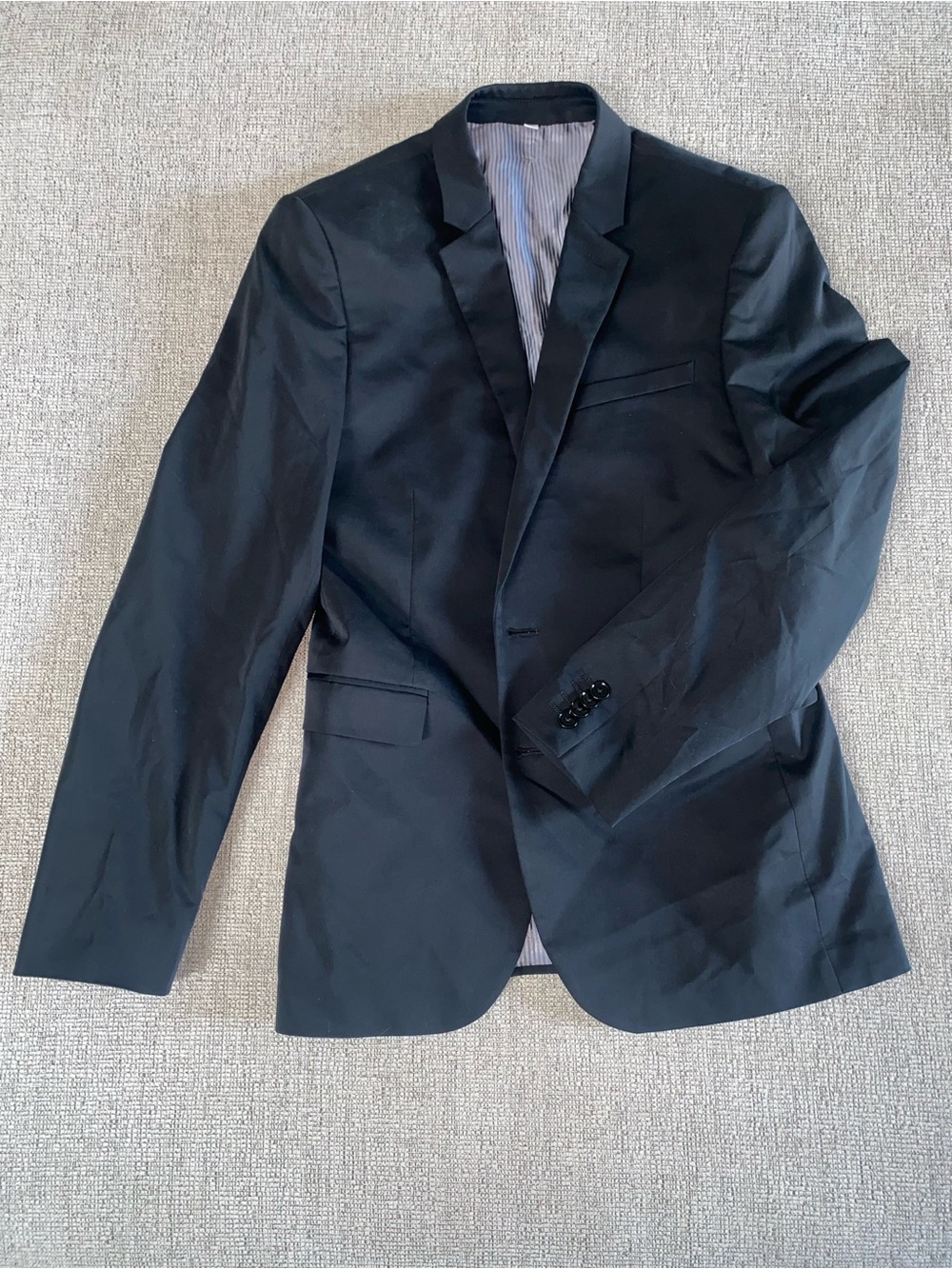 Express Men's Black Single-Breasted Sport Coat